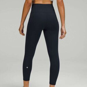 NEW Lululemon Wunder Train High-Rise Crop with Pockets 23" True Navy size 8
